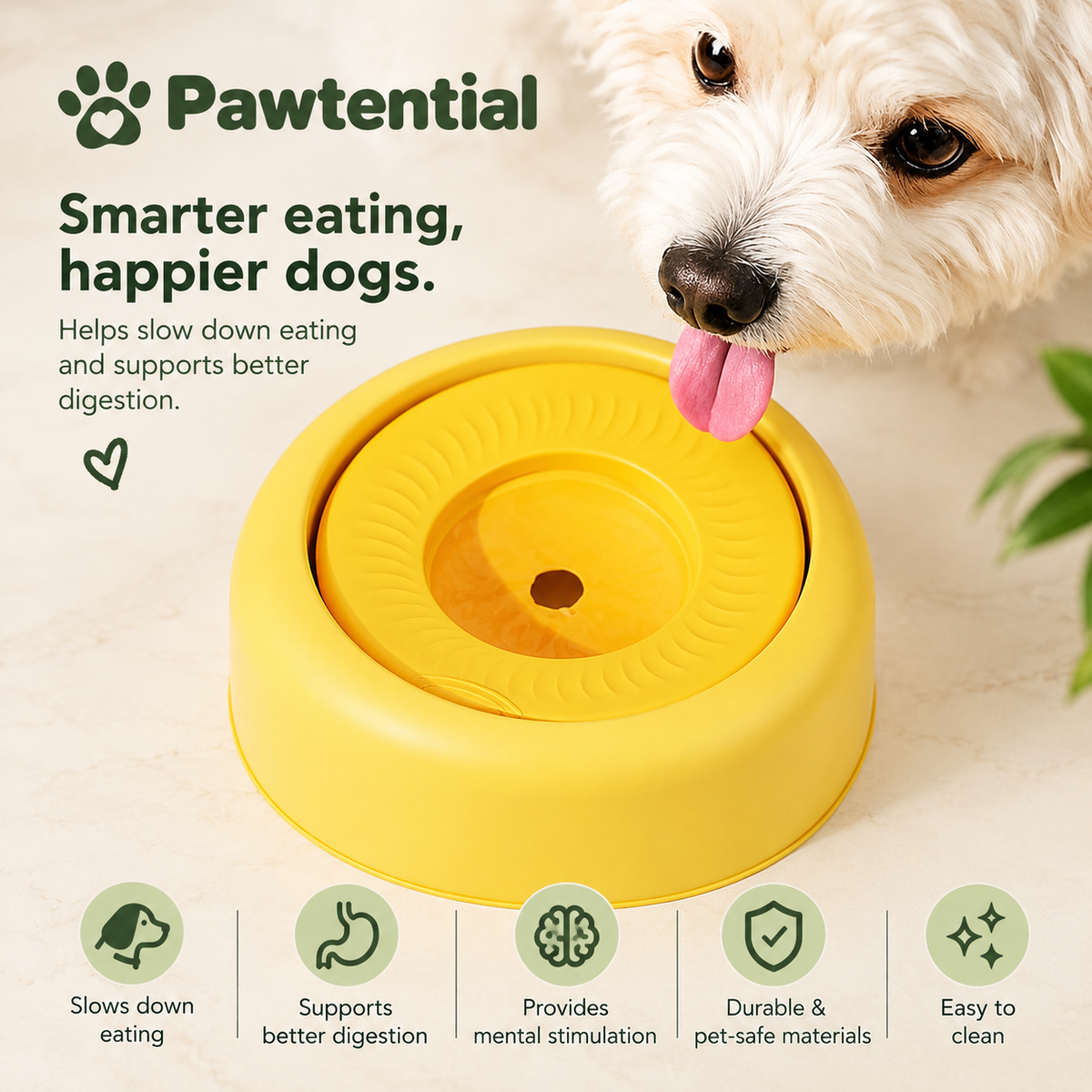 Pawtential™ SteadyBowl No-Spill Car Water Bowl for Pets