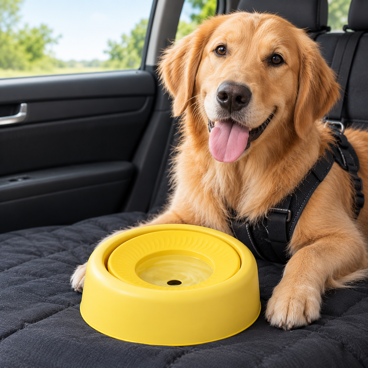 Pawtential™ SteadyBowl No-Spill Car Water Bowl for Pets
