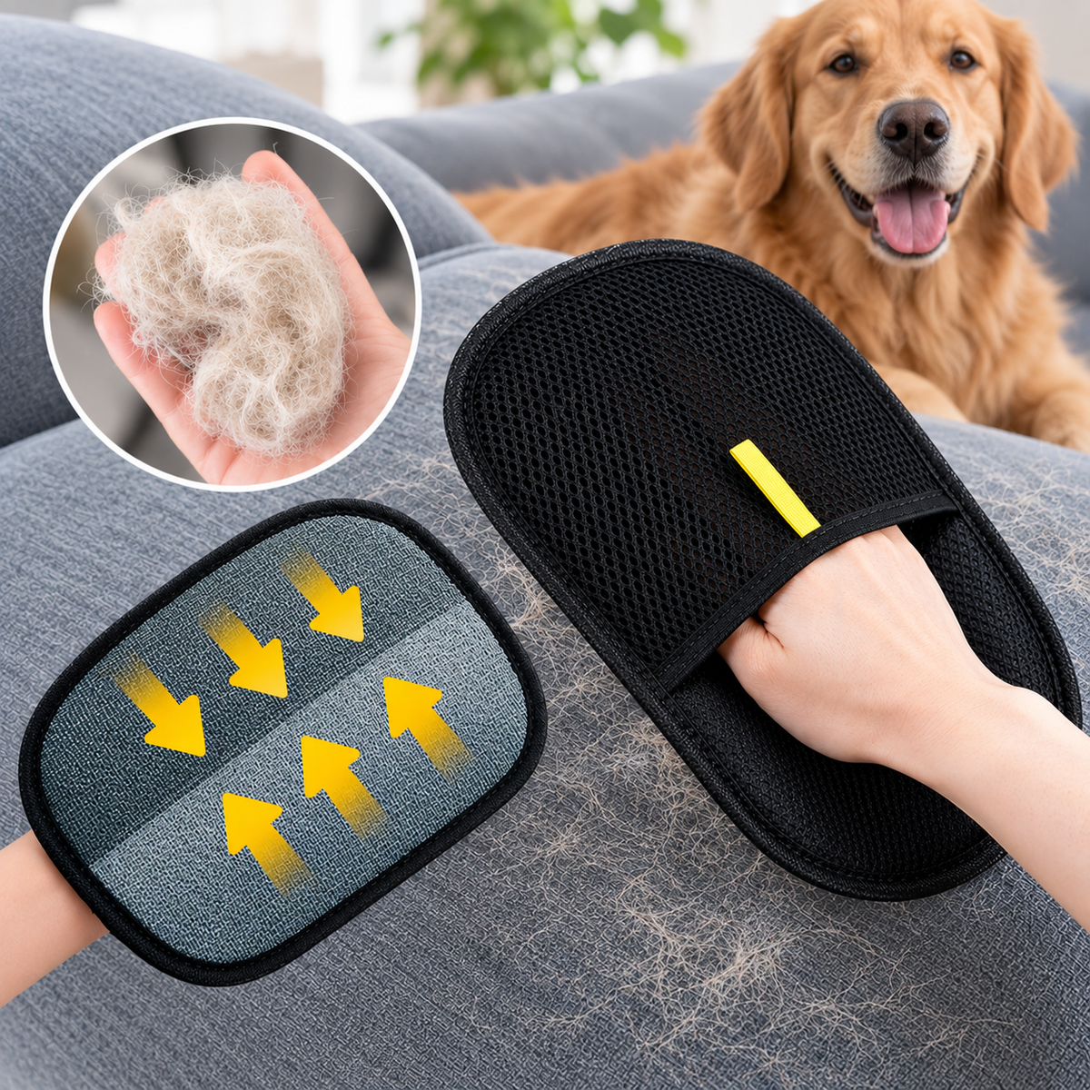 Pawtential™ FurAway Mitt - Fur Removal Glove