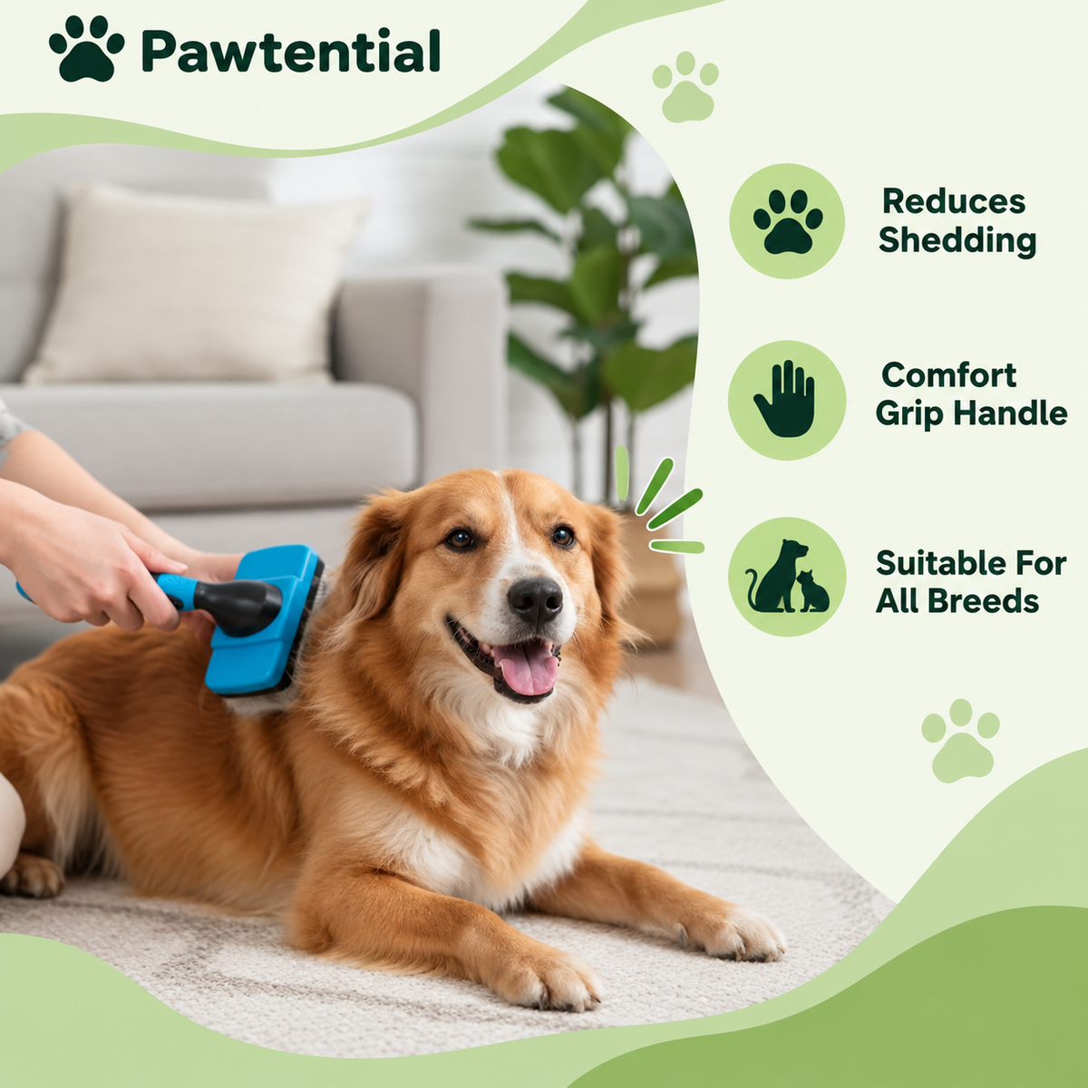 Pawtential™ Furcare Grooming Set - Pet Brushes