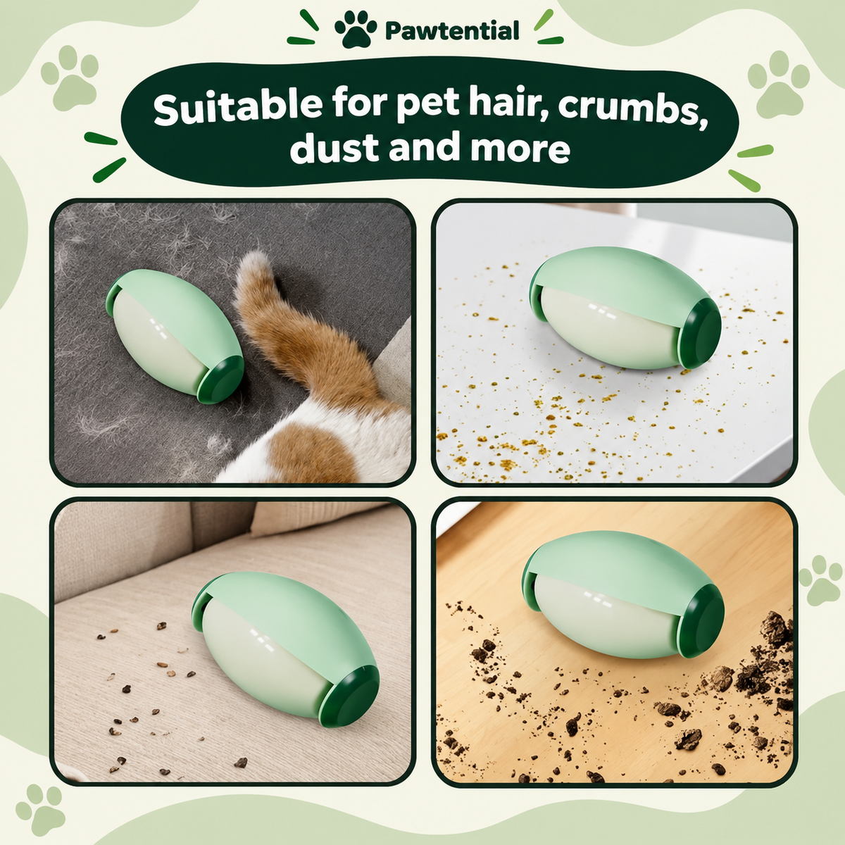 Pawtential™ FurClean Roller - Reusable Fur Roller