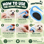 Pawtential™ Pet Dematting Tool