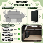 Pawtential™ RoadBase 2.0 – Hard-Bottom Dog Car Seat Protector
