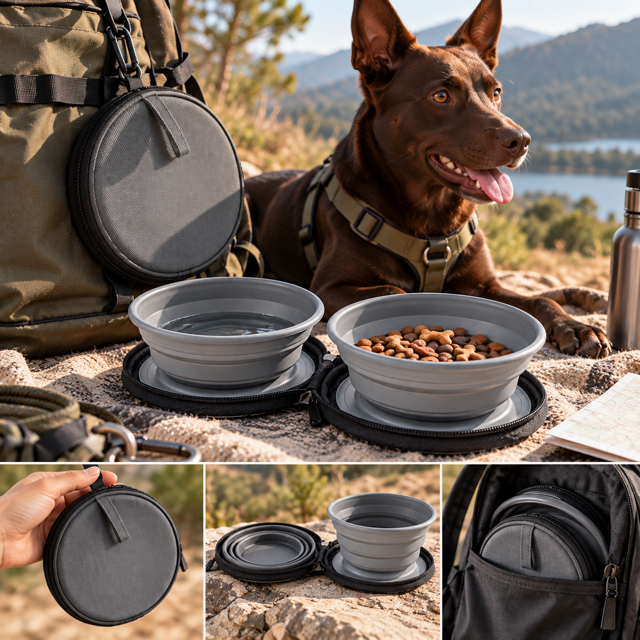 Pawtential™ GoBowl - Dog Foldable Travel Bowls