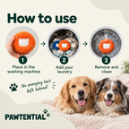 Pawtential™ Laundry Hair Catcher - 10pcs
