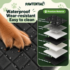 Pawtential™ RoadBase 2.0 – Hard-Bottom Dog Car Seat Protector