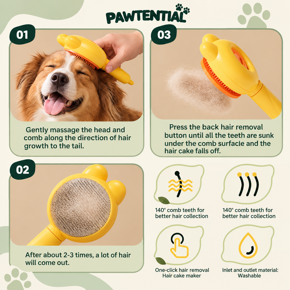 Pawtential™ Groom & Care Duo