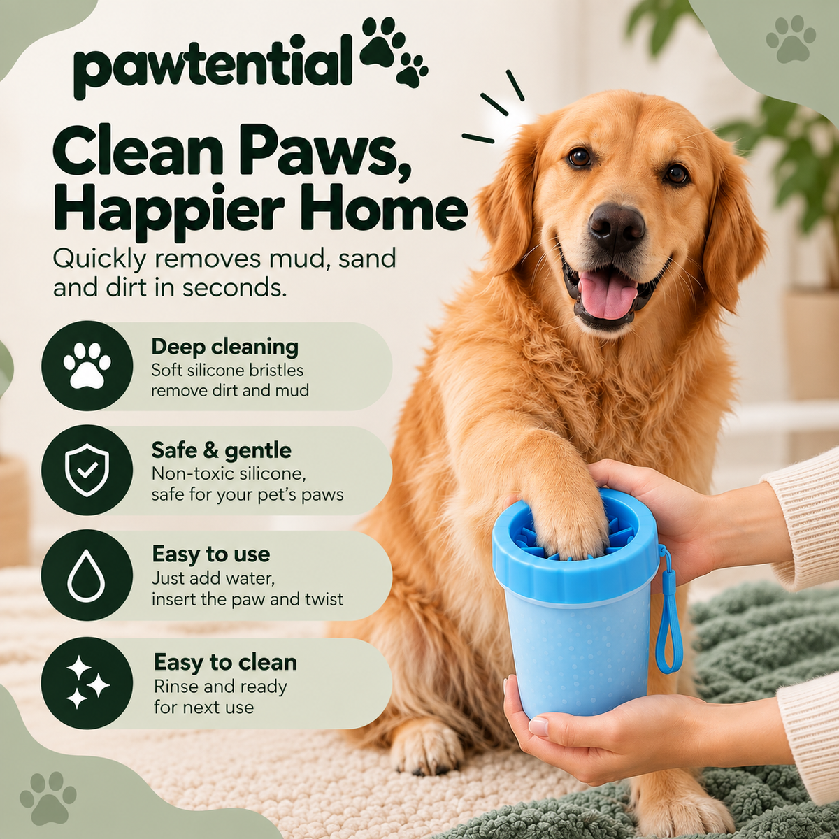 Pawtential™ Paw Cleaning cup