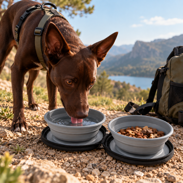 Pawtential™ GoBowl - Dog Foldable Travel Bowls