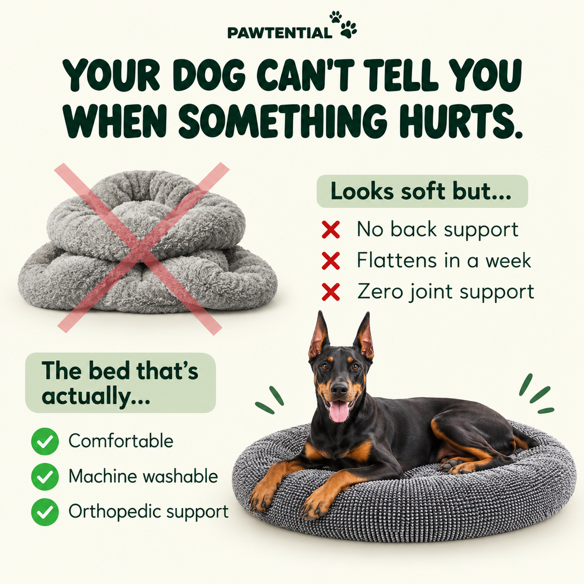 Pawtential™ DreamCloud - The Comfort Cloud Bed
