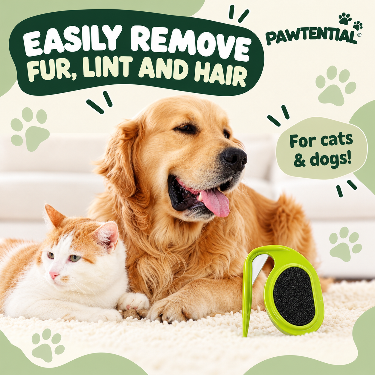 Pawtential™ Pet Dematting Tool