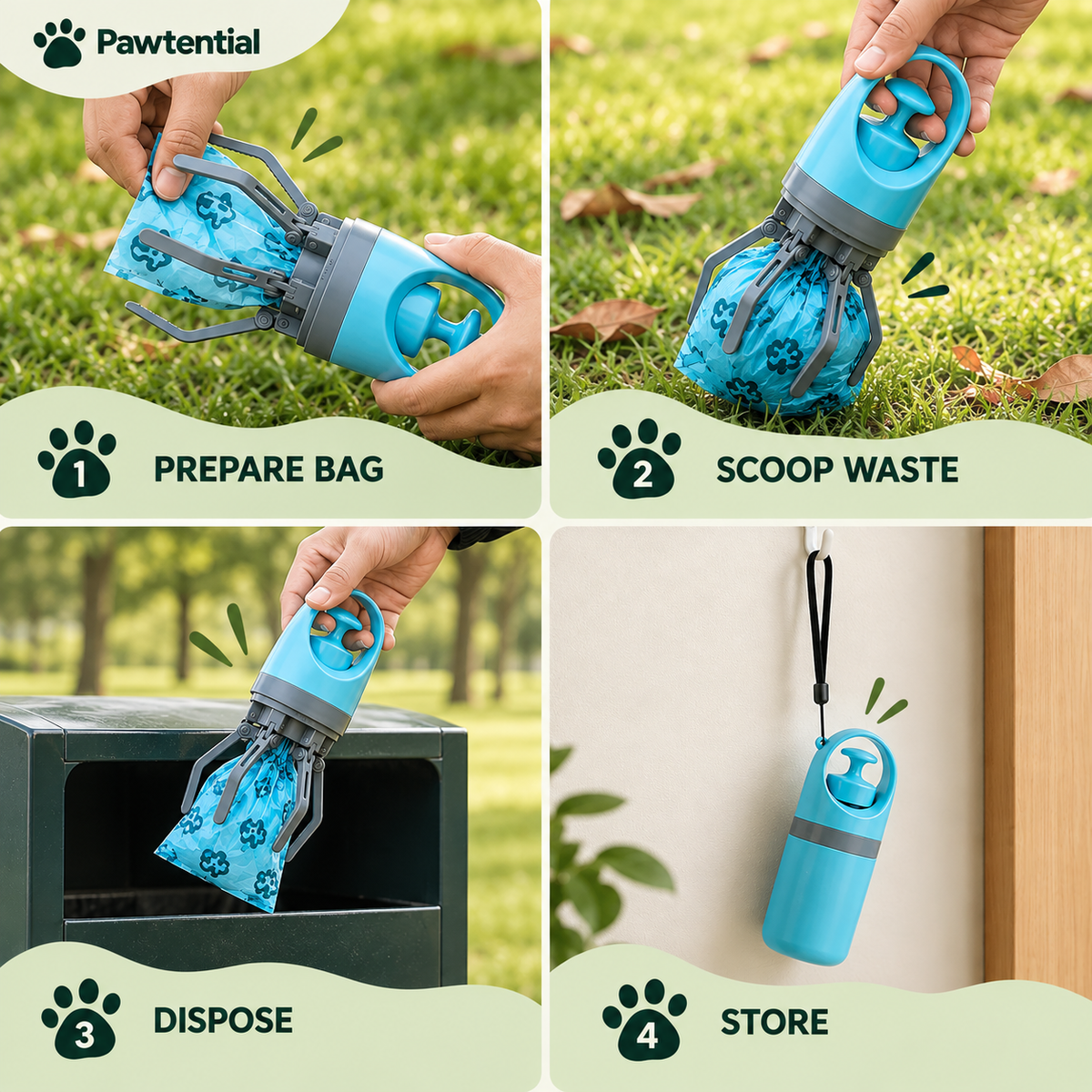 Pawtential™ PoopScoop + HydrateGo Dog Walk Set