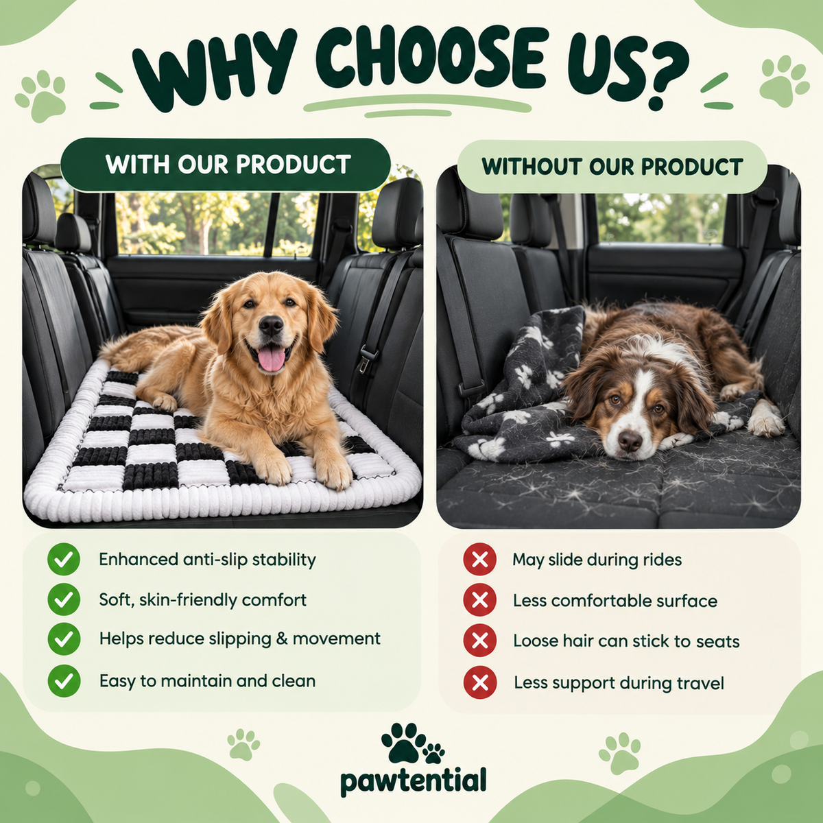 Pawtential™ Luxe Cushion for  RoadBase 2.0