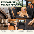 Pawtential™ RoadBase 2.0 – Hard-Bottom Dog Car Seat Protector
